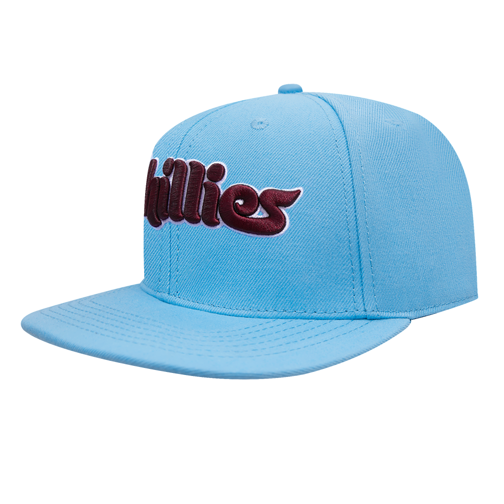 MLB PHILADELPHIA PHILLIES RETRO CLASSIC UNISEX LOGO SNAPBACK HAT (UNIVERSITY BLUE)