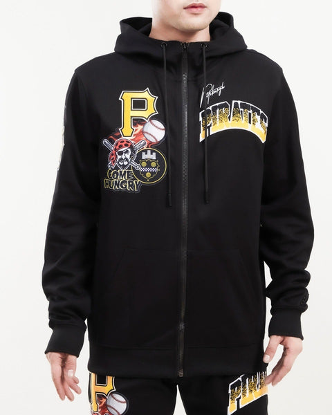 PITTSBURGH STEELERS HOME TOWN FZ DK PO HOODIE (BLACK) – Pro Standard