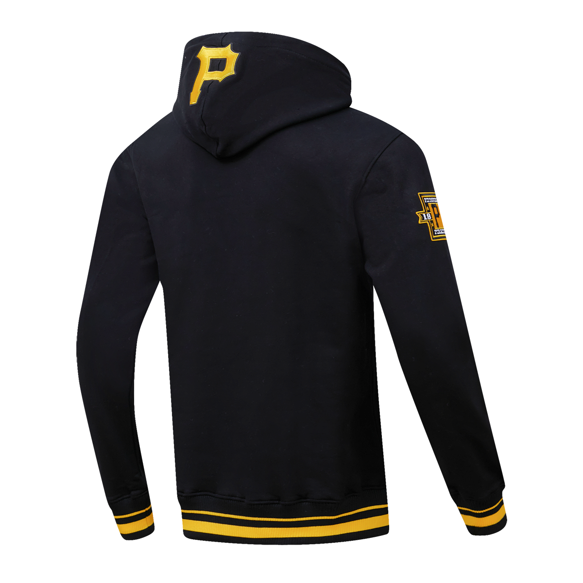 Men's Pittsburgh Pirates Fanatics Branded Black/Gold Chip In Pullover Hoodie