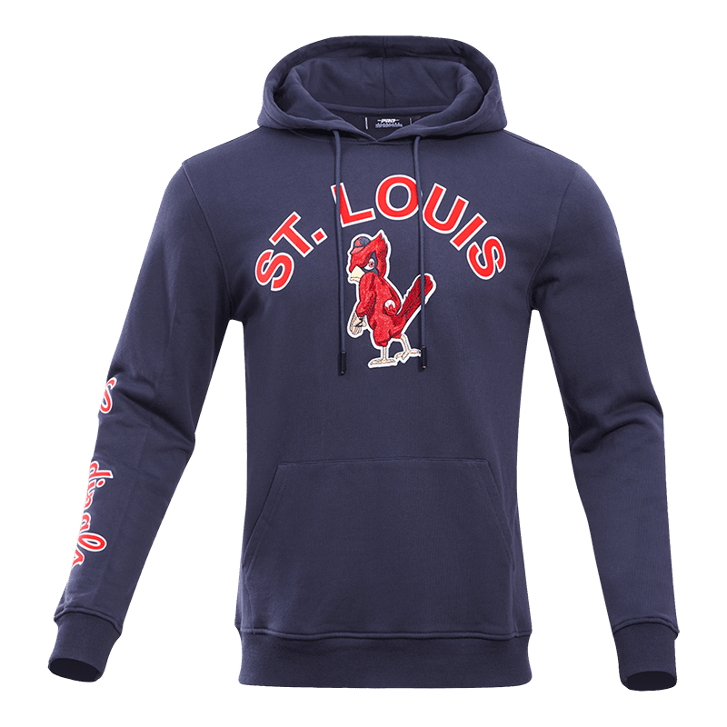 St. Louis Cardinals Fanatics Branded Personalized Any Name & Number  Midnight Mascot Pullover Hoodie - Black