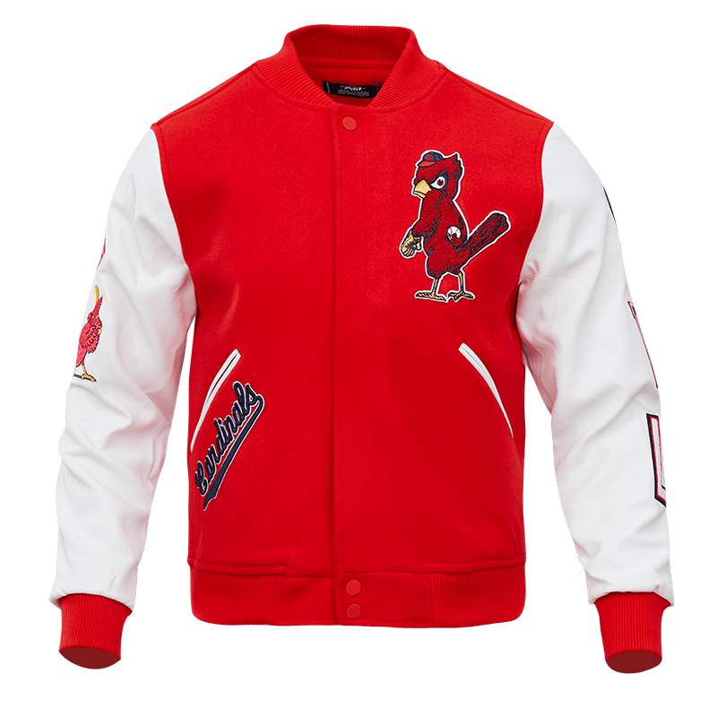 ST. LOUIS CARDINALS CLASSIC WOOL VARSITY JACKET (RED / WHITE) – Pro Standard