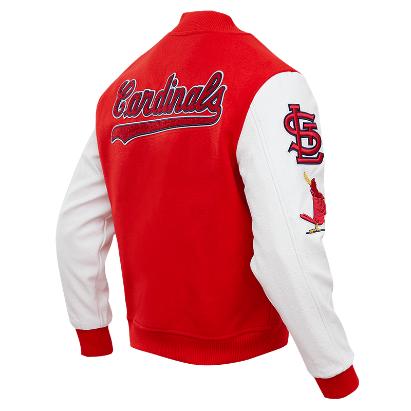 MLB ST. LOUIS CARDINALS CLASSIC WOOL MEN´S VARSITY JACKET (RED