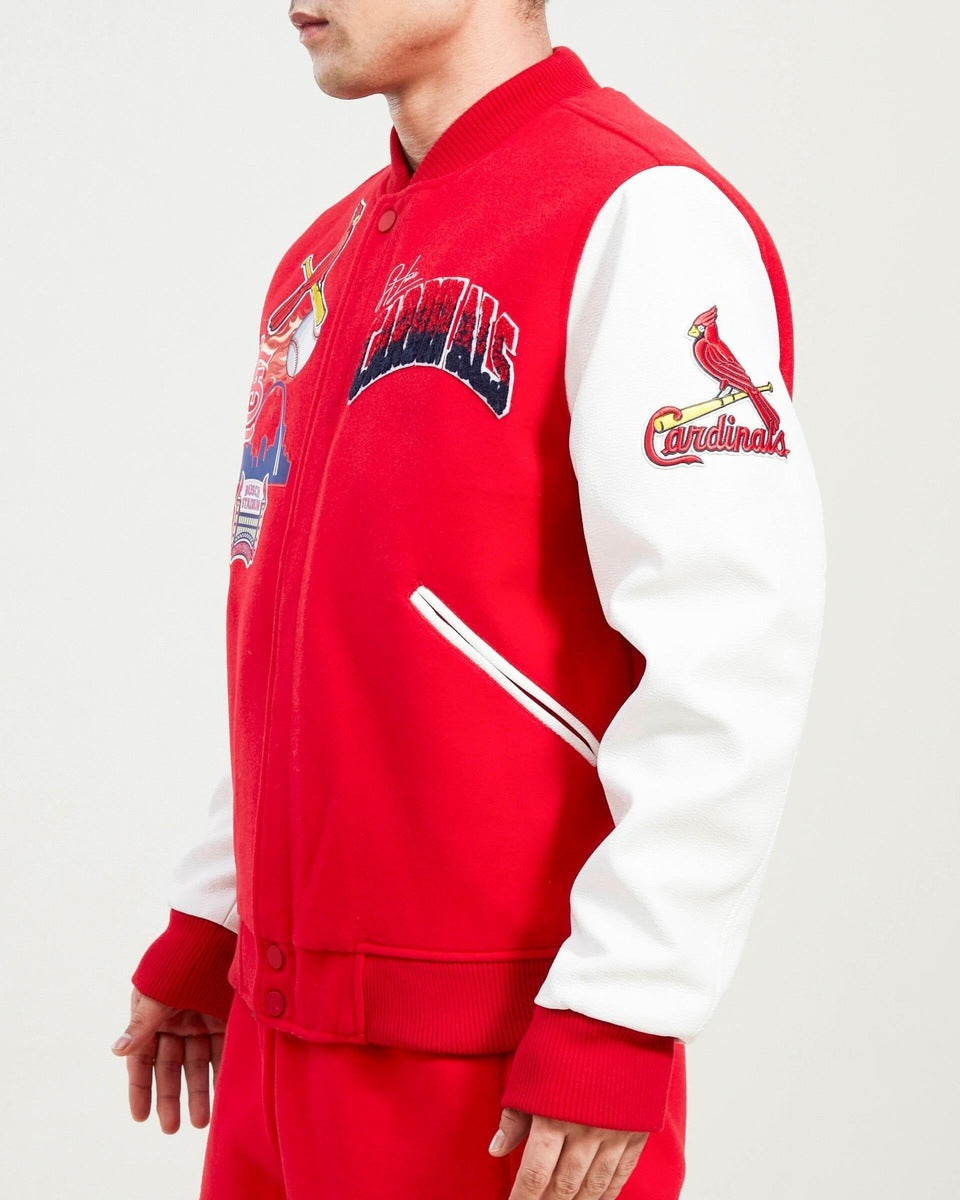 st. louis cardinals letterman jacket