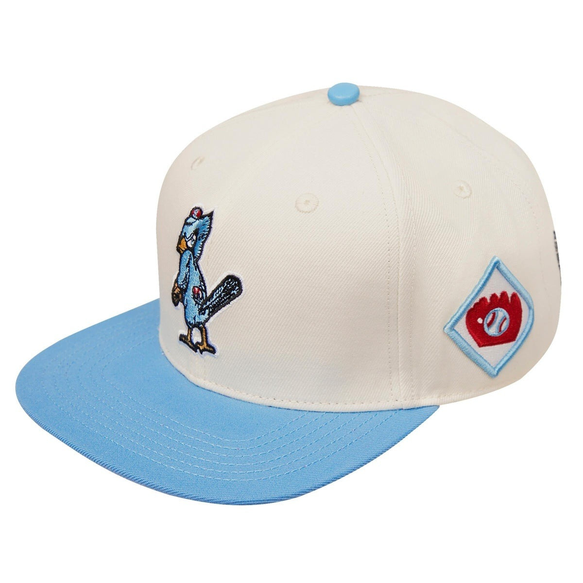 MLB ST. LOUIS CARDINALS RETRO CLASSIC UNISEX PRIMARY LOGO WOOL SNAPBACK (EGGSHELL/UNIVERSAL BLUE)