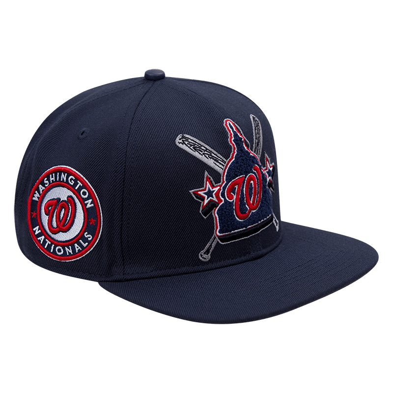MLB WASHINGTON NATIONALS MASHUP UNISEX SNAPBACK HAT (NAVY)
